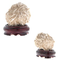 Trandafirul Desertului - Desert Rose Brut Natural cu Suport 96x73x66 mm - ( XXL )