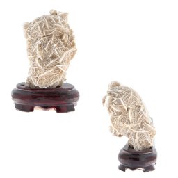 Trandafirul Desertului - Desert Rose Brut Natural cu Suport 117x61x51 mm - ( XXL )