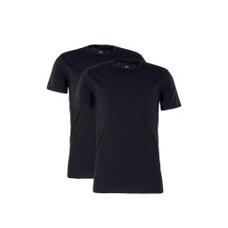 LEVI'S ® Tricou 'Slim Crewneck Tee - 2 Pack' negru
