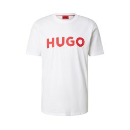HUGO Tricou 'Dulivio' roșu / alb