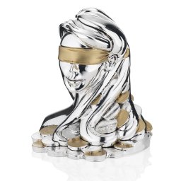 Statueta Zeita Norocului Argint 12 cm
