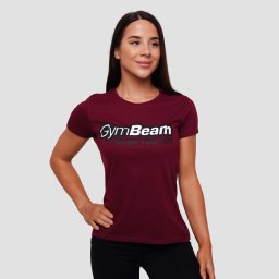GymBeam Tricou pentru femei Beam Burgundy L