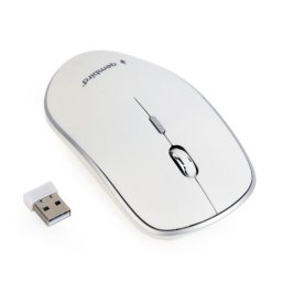 Mouse MUSW-4B-01-W, USB wireless, White