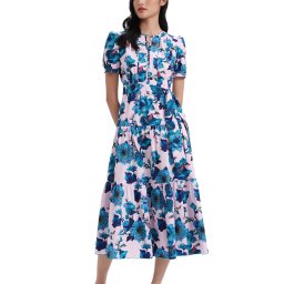 DIANE VON FURSTENBERG Rochie Dvf Frankie Dress DVFDS1R025ASLTQ astrantia lg goddess turq