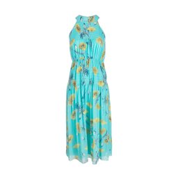 DIANE VON FURSTENBERG Rochie Dvf Lupin Dress DVFDS1R035PYGTQ poppy goddess turquoise