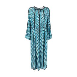 DIANE VON FURSTENBERG Rochie Dvf Scott Dress DVFDL1R027FGMGT february geo med goddess turq
