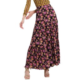 DIANE VON FURSTENBERG Fusta Dvf Austria Reversible Skirt DVFKL1R001ABGYY astran med bk/feb geo yoke ye