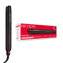 Placa de indreptat parul REVLON SmoothStay RVST2211PE, infuzie cu ulei de cocos, 25 mm, 10 trepte de temperatura, afisaj LCD, geanta de depozitare