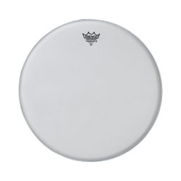 Remo Ambassador X White Coated 10