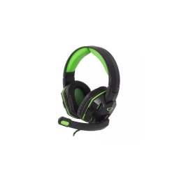 Casti VENOM EGH380, Casti Gaming On Ear cu fir, Negru / Verde
