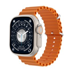 Ceas Smartwatch Ultra Apel BT + GPS Track, 2.0, Assistive MultiTouch, Carcasa 49mm, HD Stereo Sound, AI Asistent Vocal, NFC Acces Control, 24 7 Fitness Tracker
