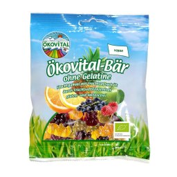Jeleuri de fructe ursuleti, fara gluten si gelatina bio 80g