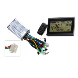 Display + controller bicicleta electrica KT LCD3 (36V - 48V / 500W)