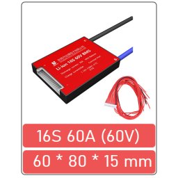 BMS baterie Li-ion 16S 60A (60V)