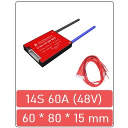 BMS baterie Li-ion 14S 60A (48V)