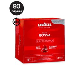 80 Capsule Aluminiu Lavazza Qualita Rossa – Compatibile Nespresso