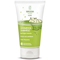 Gel de dus si sampon cu lime 2 in 1 pentru copii 150ml