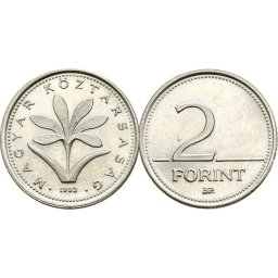 Ungaria 1993 - 2 forint, circulata