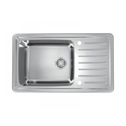 Chiuveta bucatarie Alveus Galeo 30, 86 cm, material inox, Satin