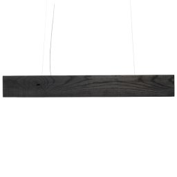 Lustra lemn stejar Rise - black