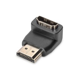 ASSMANN HDMI adapter type A 90deg angled M/F Ultra HD 60p bl gold "AK-330502-000-S