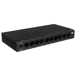 Switch 8 porturi PoE, 2 port uplink, 120W - UTEPO SF10P-FHM