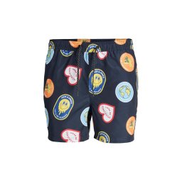 JACK & JONES Costum de baie Jpstfiji Jjswim Big Prints 12227754 19-3923 TCX navy blazer