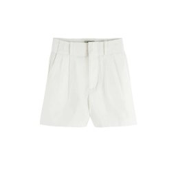 SCOTCH & SODA Bermude High Rise Summer Shorts 171857 SC0001 off white