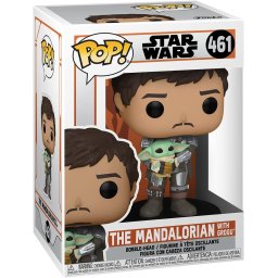 Figurina Funko POP! Movies: Star Wars F461 - The Mandalorian with Grogu #461