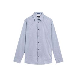TED BAKER Cămaşă Wanson Ls Herringbone Geo Shirt 269195 pl-blue
