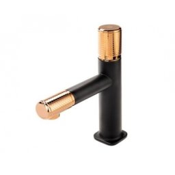 Baterie lavoar FDesign Ardesia negru-roz auriu