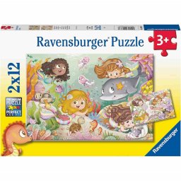 Puzzle Fetite Din Basm, 2X12 Piese