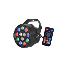 Proiector LED disco LED/12W/230V multicolor + telecomandă
