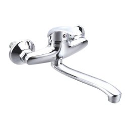 Baterie baie Sanitec ERT SN 0008, Pentru perete, Crom