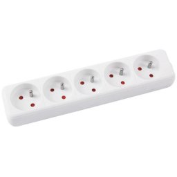 Prelungitor Prelungitor cu 5 prize, cablu 3 metri, Office Products - alb