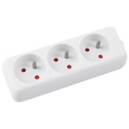 Prelungitor Prelungitor cu 3 prize, cablu 1.5 metri, Office Products - alb
