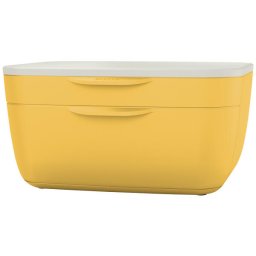 Cabinet cu sertare LEITZ Cosy, 2 sertare, PS, A4, galben chihlimbar
