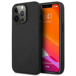 Husa AMG AMHCP14XDOLBK iPhone 14 Pro Max 6.7 "black / black hardcase Leather Hot Stamped