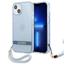 Husa Guess GUHCP13SHTSGSB iPhone 13 mini 5,4 "blue / blue hardcase Translucent Stap