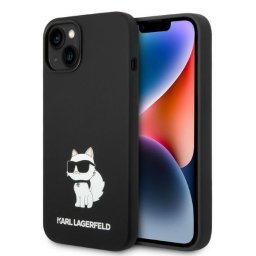 Husa Husă Karl Lagerfeld Glitter Karl & Choupette pentru iPhone 14 Pro Max, Negru
