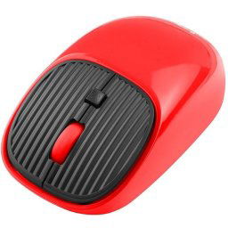 Mouse WAVE RED RF 2.4 Ghz, Wireless, baterie încorporată, 1600 DPI