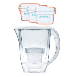 Pachet cana filtranta Aqua Optima Oria, cu 3 filtre, 2.8 litri
