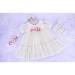 Set botez 3 piese Ilinca ivoire