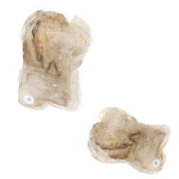 Cuart Elestial Fumuriu Mineral Natural Brut - 81x85x61 mm - Unicat