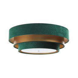 Lustr TRINITI 2xE27/60W/230V verde/auriu