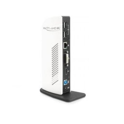 Delock Usb 3.0 Port Replicator (Mic,Audio,Hdmi,Dvi, Lan, 4x Usb 2.0, 2x Usb 3.0)