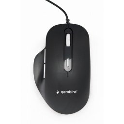 Mouse MUS-6B-02, USB, Optical 3600 DPI Black
