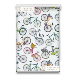 Roletă textilă Urban 4004 cu biciclete colorate