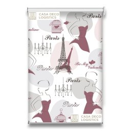 Roletă textilă Urban 4014 cu model Paris și siluete feminine