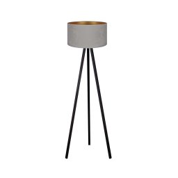 Lampadar Brilagi VELVET 1xE27/60W/230V wenge/gri